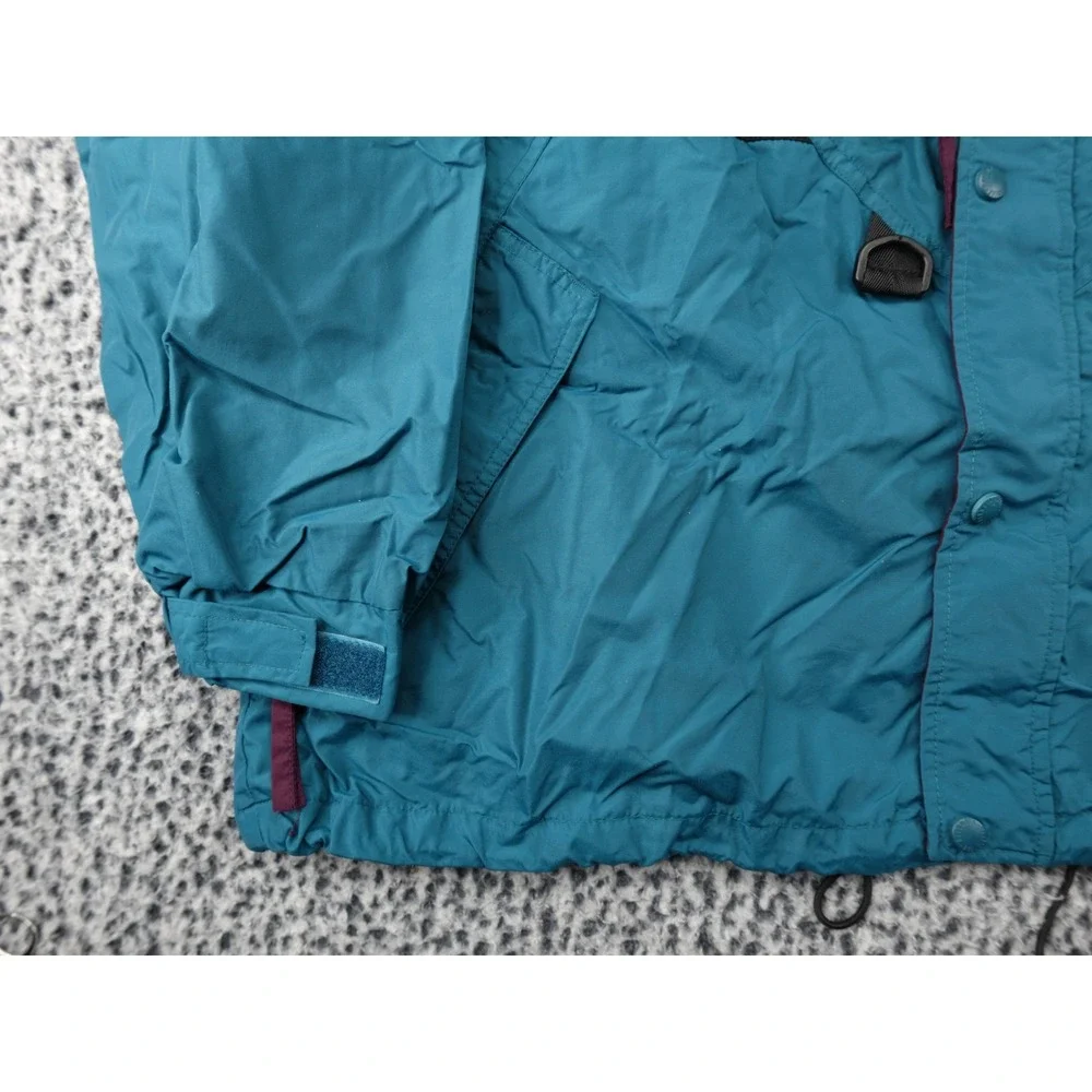 Vintage Columbia Windbreaker Jacket Mens L Teal Purple‎ Vintage 90s Colorblock